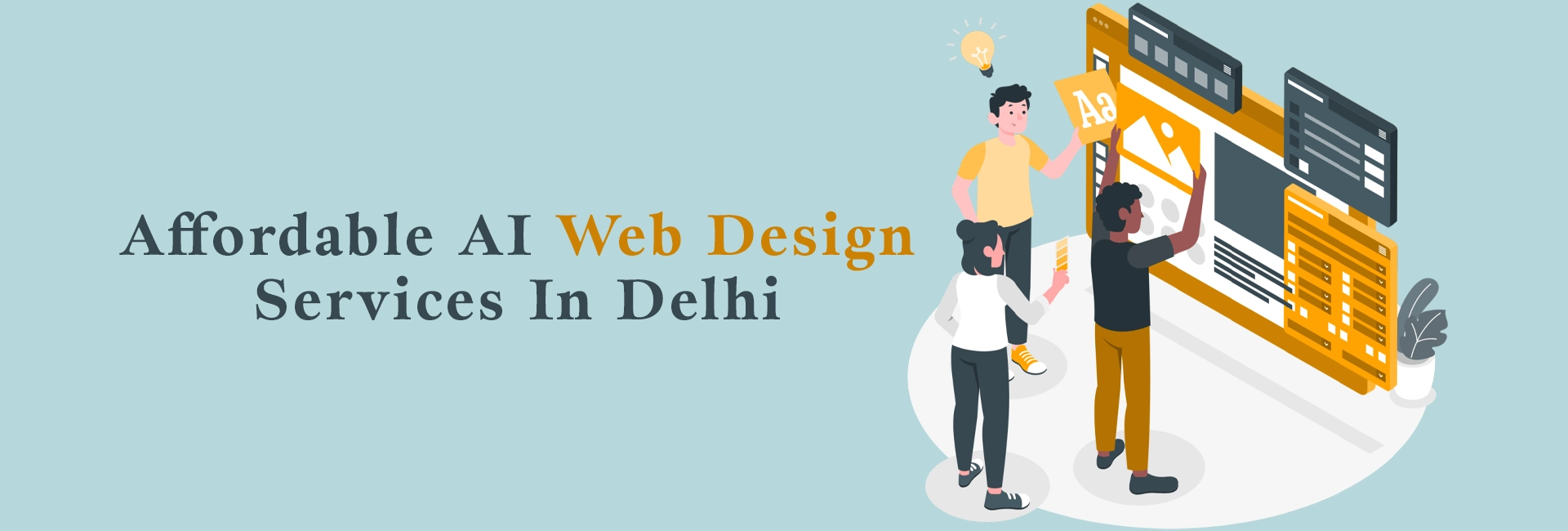 Affordable AI web design services in Delhi NCR by GonardWeb for smarter user journeys and faster business websites
