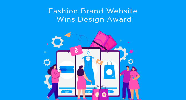 Fashion Brand Website Wins Design Award