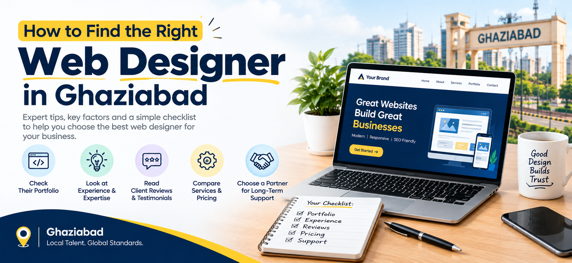 How to Find the Right Web Designer in Ghaziabad